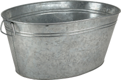Cynkowa Misa Hard Head - 55x38x25 cm, Pojemność 31 l