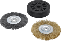 Szczotki do Płytek do Przyrządu do Czyszczenia Tarasów 3 Części