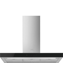 Okap Przyścienny T-kształtny 90 cm o Mocy 705 m³/h i Oświetleniem LED