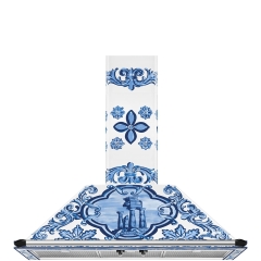Okap Przyścienny 90 cm - Moc 788 m³/h, Oświetlenie LED, 3 Prędkości Silnika