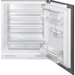 Lodówka do Zabudowy Podblatowej 82 cm - Oświetlenie LED, Zawiasy Stałe