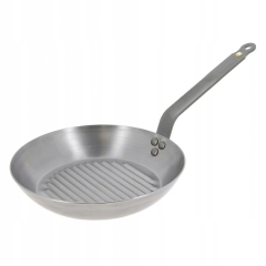 PATELNIA GRILLOWA DE BUYER CARBONE PLUS ŚR. 26 CM