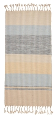Bawełniany Dywan 70x140cm Wzorzysty Tkany Boho z Frędzlami Salon Pokój