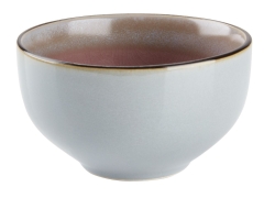 Szkliwiona Ceramiczna Miska na Zupę Gulasz Przekąski Niebieska Salaterka