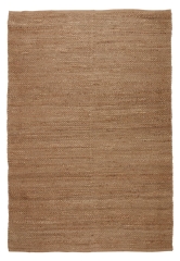Naturalny Dywan 140x200 Juta Beżowy Pleciony Mata do Domu Boho Styl Etno