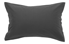 Szara Poszewka na Poduszkę Wsuwana Bawełniana 50x70cm do Sypialni Pokoju