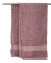 Ręcznik bawełniany 50 x 100cm taupe kąpielowy łazienkowy z uchwytem solidny
