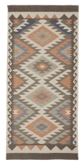 Wzorzysty Bawełniany Dywan 65x140cm Marokański Wzór do Salonu Jadalni