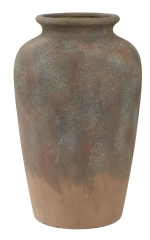 Ceramiczny wazon dzban szary przecierany o niecodziennej strukturze 26x44
