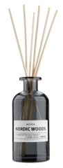 Dyfuzor Szklany Odświeżacz Patyczki Rattanowe Nordic Wood 120ml Zapach