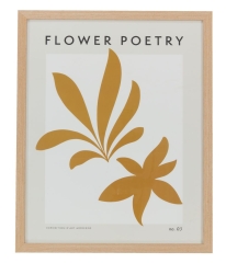 Ramka do zawieszenia naturalne drewno na plakat grafikę zdjęcia 40 x 50 cm