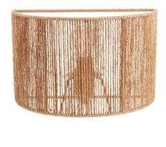 Naturalna Rattanowa Lampa Abażur ŚCIENNA do Zawieszenia Słomka Boho Klosz