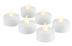 Świeczki świece LED tealight na baterie z wyłącznikiem czasowym 6szt/op