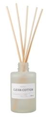 Dyfuzor Odświeżacz Zapachowy z Patyczkami Drewno w Szkle Clean Cotton 100ml