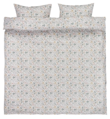 Flanelowy Komplet Pościeli Bawełna 160x200 Kolorowa 2 Poszewki + Kołdra