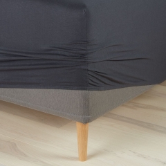 Prześcieradło Jersey na Gumce Mocna Gumka 150x200x35 Antracyt do Pokoju