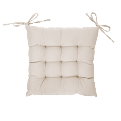 PODUSZKA NA KRZESŁO DO OGRODU WODOODPORRNA WIĄZANA PIKOWANA SIEDZISKO 40x40