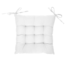 Biała Poduszka Siedzisko Na Krzesło Ogrodowe GAIA 40x40