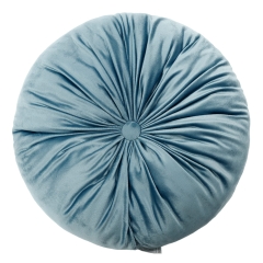 Niebieska Poduszka Welurowa 40x40 SOFT