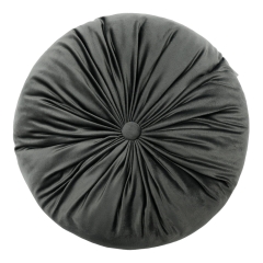 Grafitowa Poduszka Welurowa 40x40 SOFT