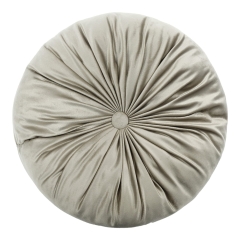 Ciemna Beżowa Poduszka Welurowa 40x40 SOFT