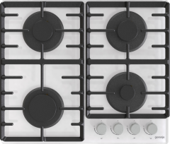 Płyta Gazowa Gorenje Gt642Axw na Szkle Hartowanym Biała