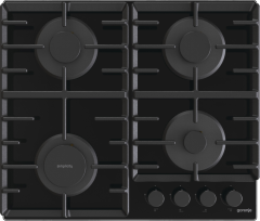 Płyta Gazowa Gorenje Gt642Syb na Szkle Hartowanym Czarna