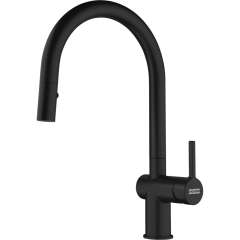 Bateria kuchenna Active J pull down spray Czarny mat