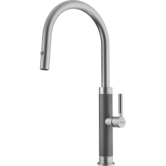 Bateria kuchenna Mythos Masterpiece pull-out spray Stal szlachetna