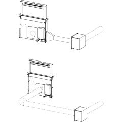 Zestaw do przeniesienia silnika okapu Downdraft do okapów