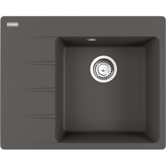 Zlewozmywak wbudowywany Fragranit + Centro CNG 611-62 TL LHD Łupkowy Szary
