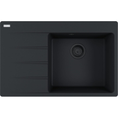 Zlewozmywak wbudowywany Fragranit + Centro CNG 611-78 TL ociekacz z lewej strony