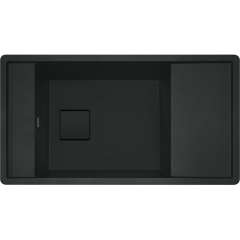 Zlewozmywak wbudowywany Fragranit + Fresno FSG 611-88 Czarny mat