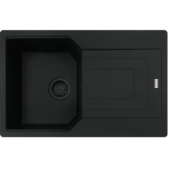 Zlewozmywak wbudowywany Fragranit+ Urban UBG 611-78 Czarny mat