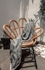 Fotel Rattanowy Kwiat Naturalny - Ręcznie Robiony, Designerski