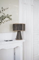 Lampa Nocna TIRAI Ręcznie Pleciona z Trawy Morskiej, 34cm