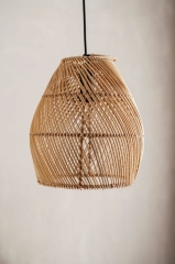 Lampa Sufitowa Viste z Rattanu - Ręcznie Pleciona, Naturalna