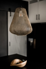Metalowa Lampa Wisząca VANIA w Stylu Boho/Industrialnym, Czarna