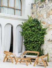 Zestaw Mebli Rattanowych SALI 4 Częściowy - Sofa, Fotele, Stolik