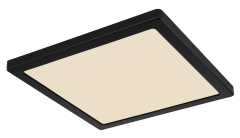 Globo Plafon LED LASSE czarny 29,1 cm x 29,1 cm 3000K-6500K 24W 2000lm