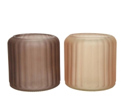 Świecznik szklany - śr. 8 cm