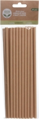 Słomka papierowa set 20szt.