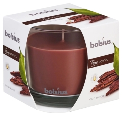 Bolsius Świeca zapachowa w szkle 95x95 mm True Scents Drzewo Agarowe