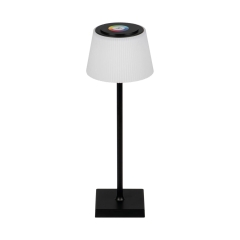 KingBerry Lampka stołowa Mufa CCT+RGB 14W 3000/4000/5000K+RGB czarna
