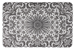 Podkładka LACE szara 30 cm x 45 cm