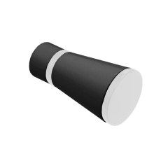Karnisz SOHO zakończenie Stożek 19 mm czarny 2 szt.