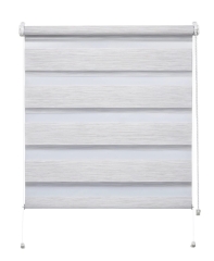 Mini roleta ZEBRA SILK Dzieńoc stalowa 38 cm x 140 cm