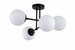 Light Prestige Lampa ROMA 4 czarna 4xE14