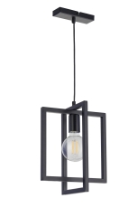 Lampa Eden 1 czarna 1x60W E27