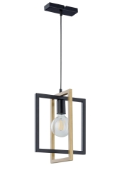 Lampa Eden 1 czarno-złota 1x60W E27